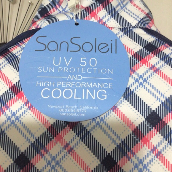 SanSoleil Long Sleeve UV Golf Top - Picture 6 of 13